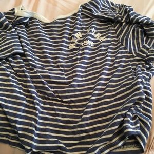 stripped t-shirt cropped